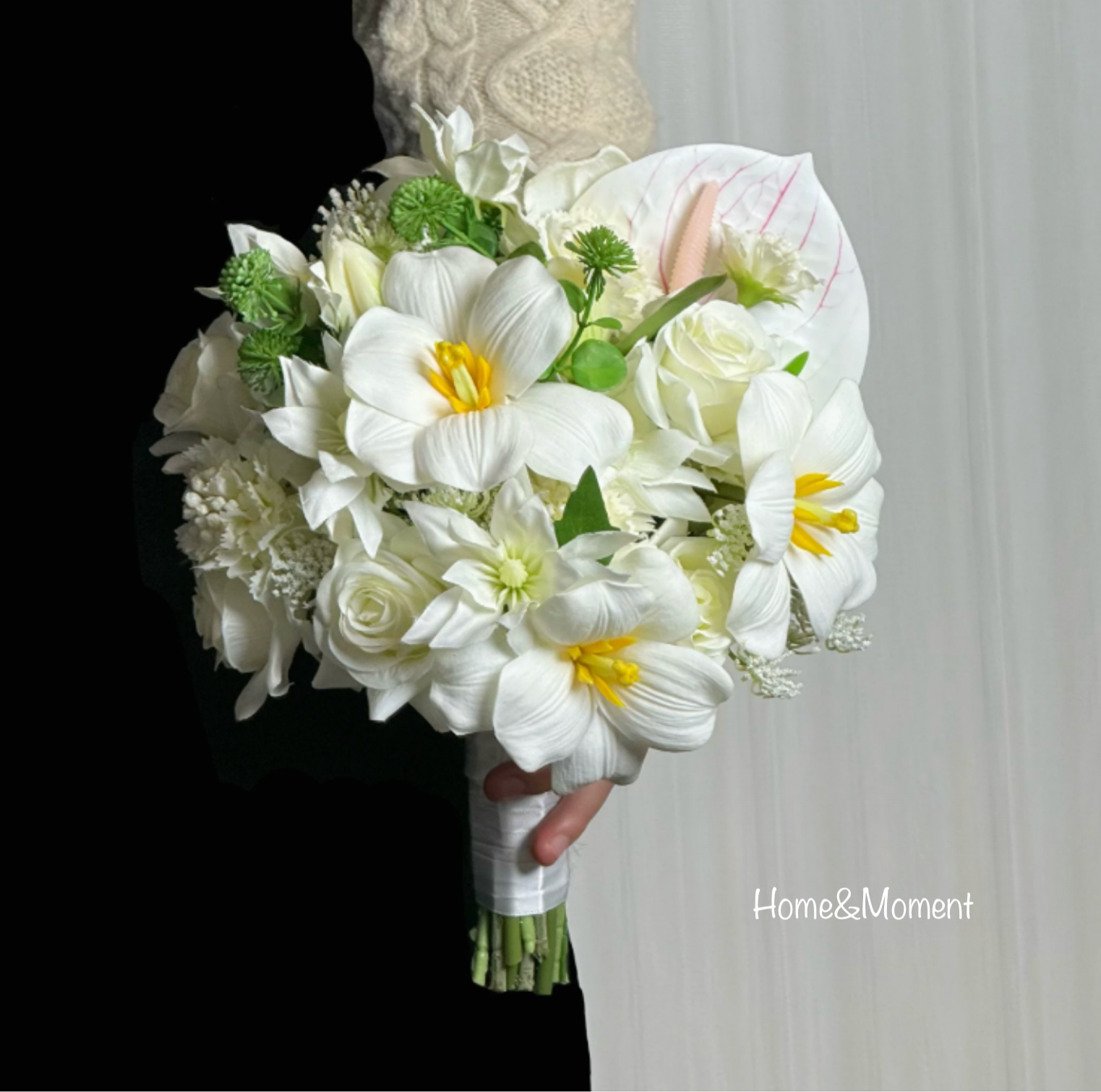 Bridal Bouquet | Handmade Faux Wedding Flowers