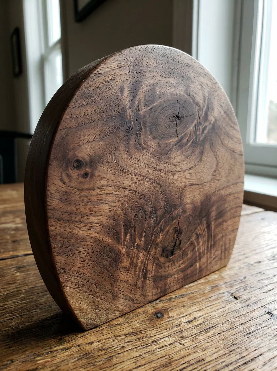 Modern Geometric Glass Wedding Ring Box (Gold Edition)