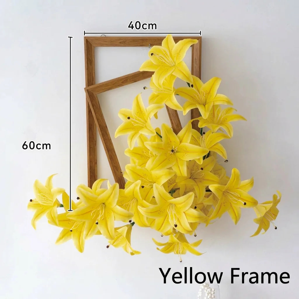 Wall-mounted Decorative Floral Photo Frame Set — French Vintage Style