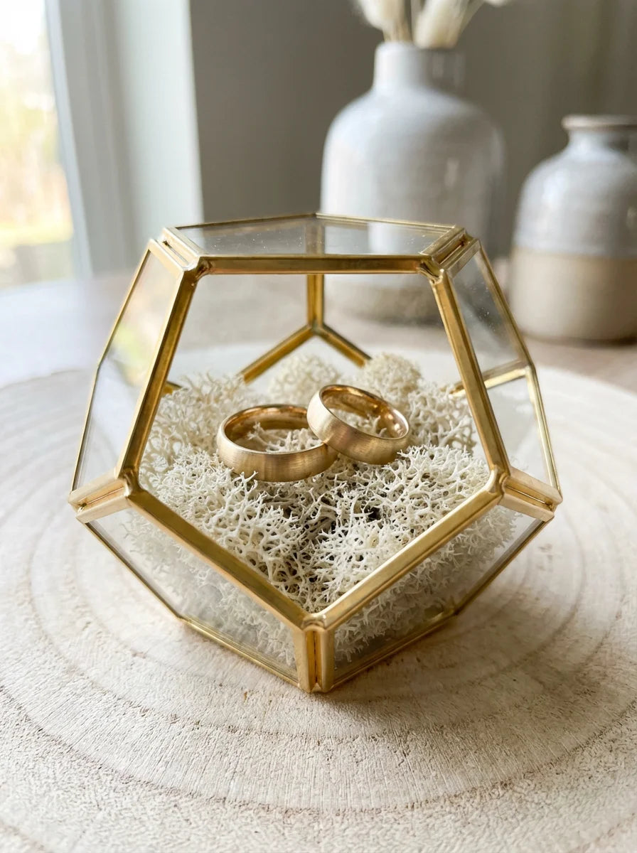 Aesthetic Ribbed Glass Taper Candle Holders (Set of 6)