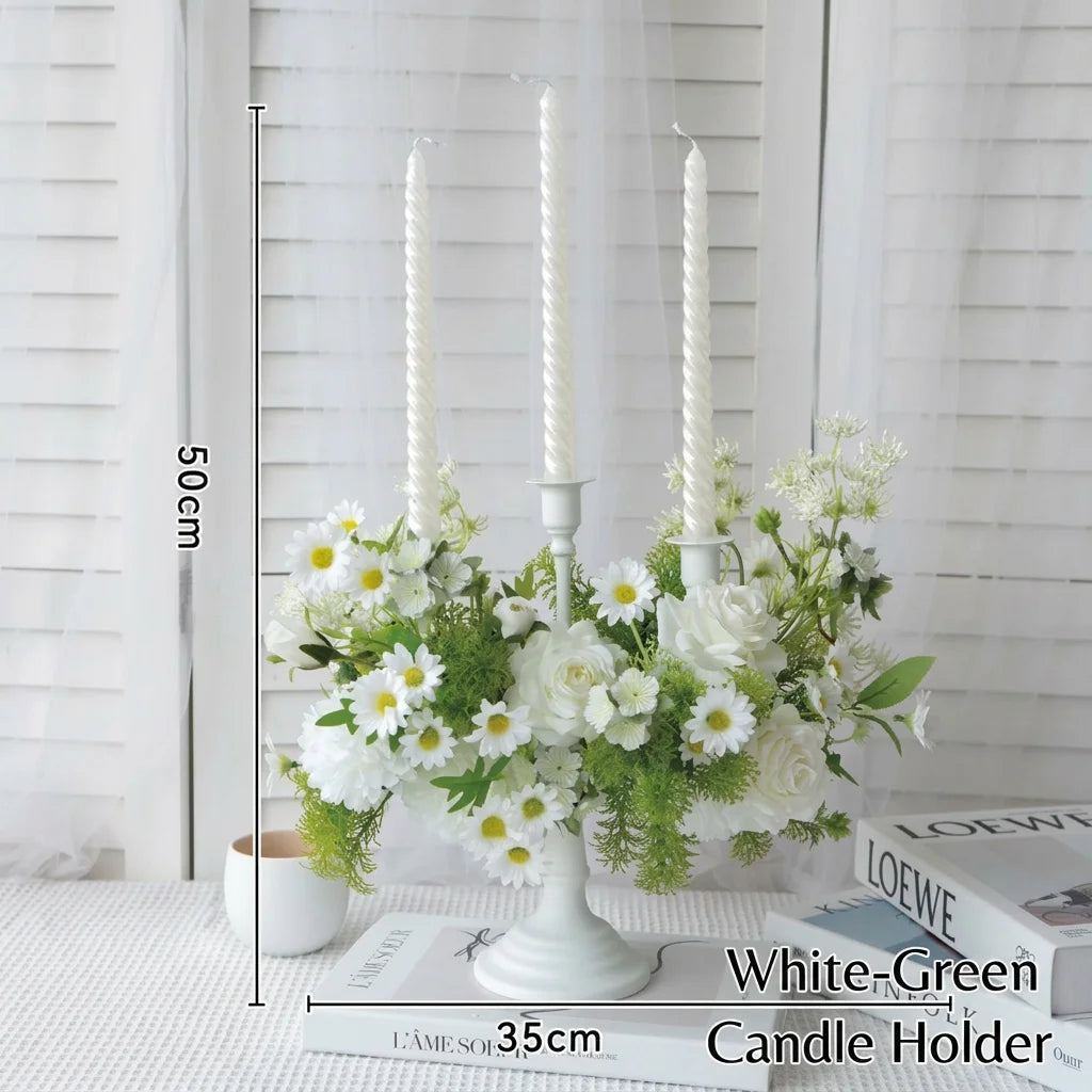 Wall-mounted Decorative Floral Photo Frame Set — French Vintage Style