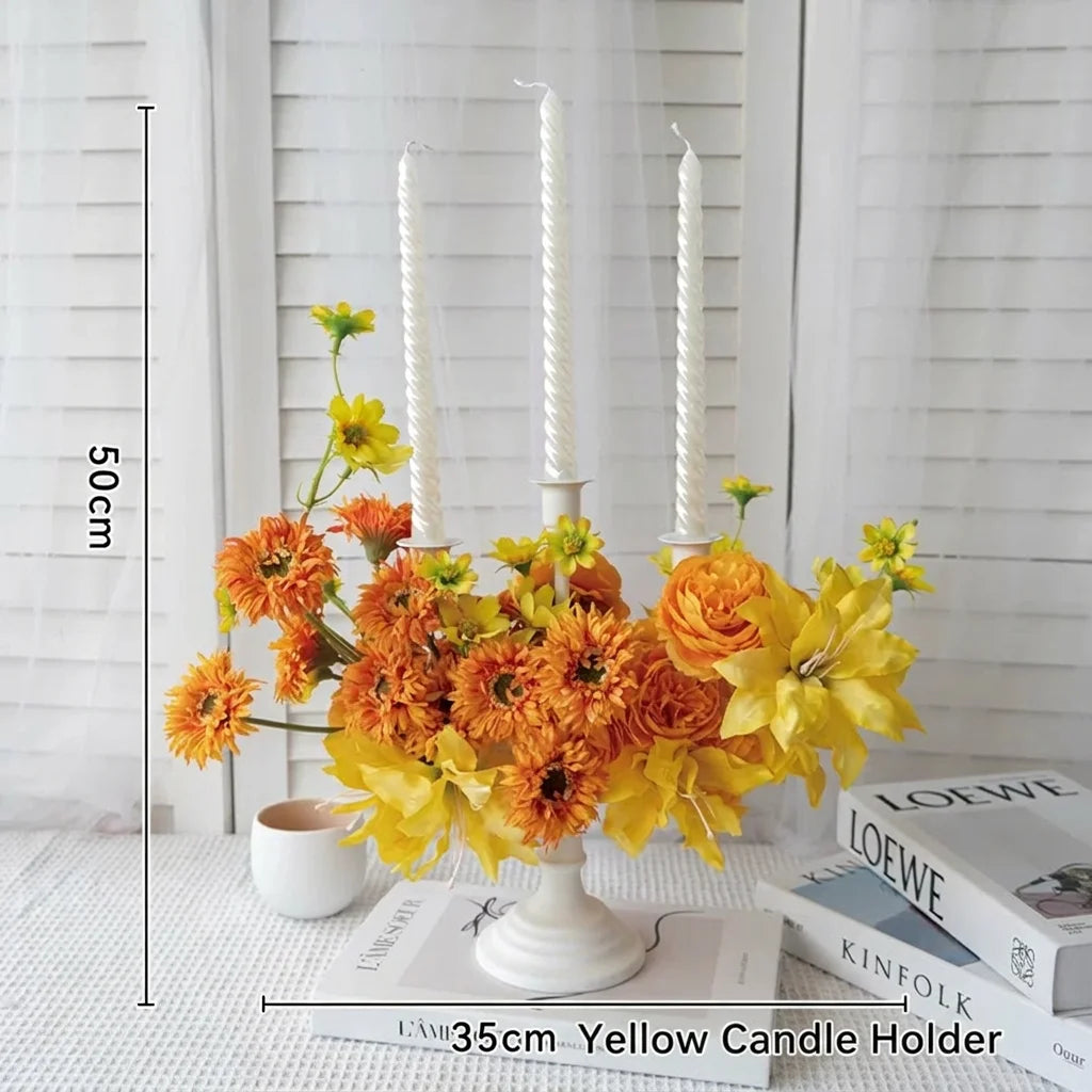 Wall-mounted Decorative Floral Photo Frame Set — French Vintage Style