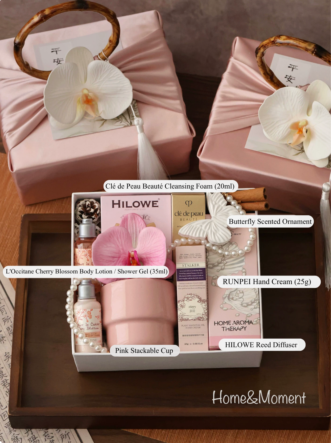 Song Dynasty Blush Gift Box — Luxury Curated Beauty Set｜Wedding