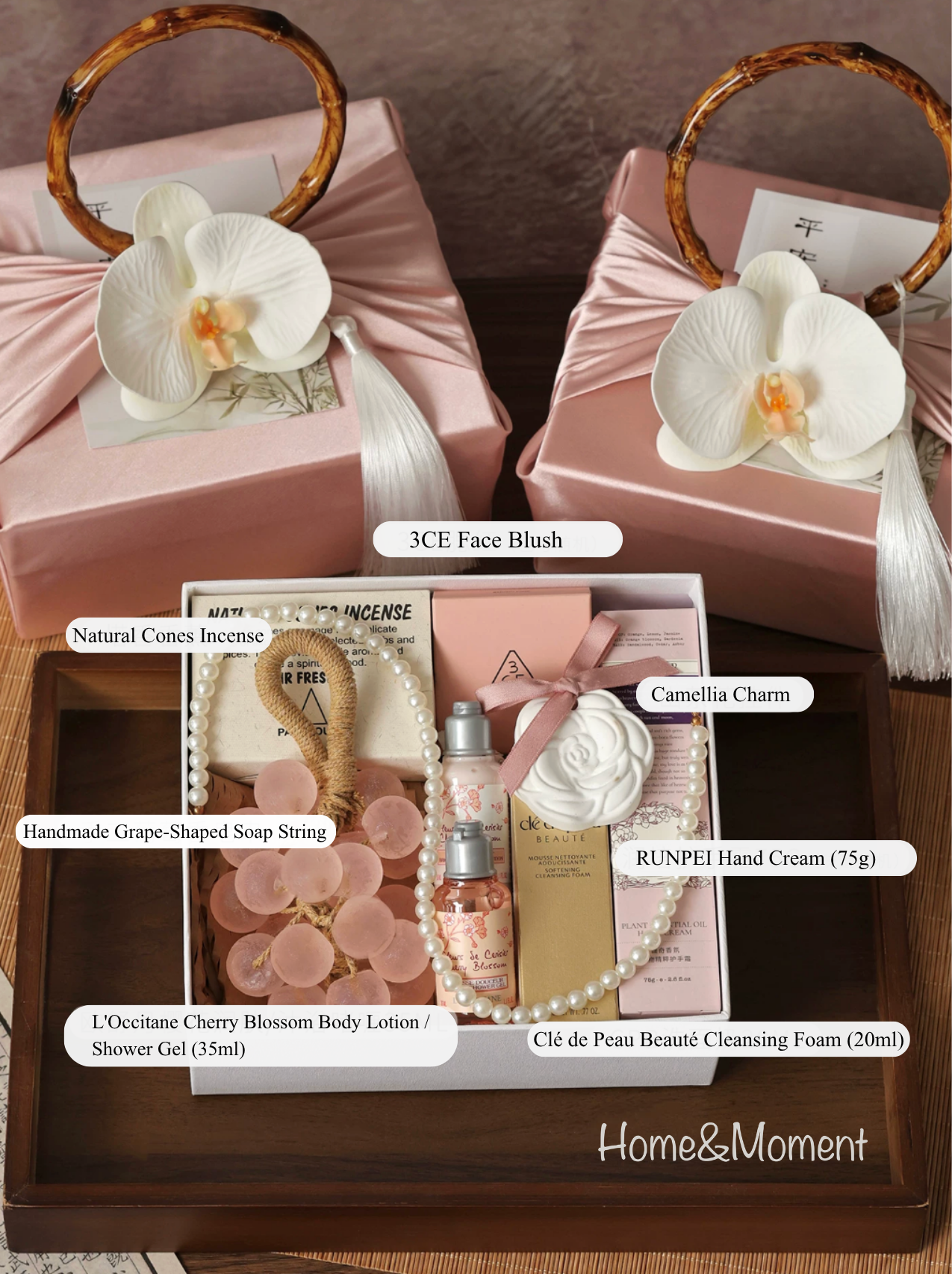 Song Dynasty Blush Gift Box — Luxury Curated Beauty Set｜Wedding