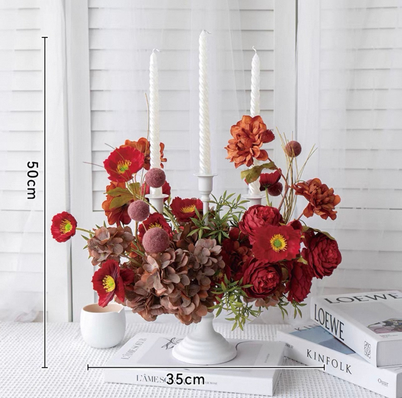 Wall-mounted Decorative Floral Photo Frame Set — French Vintage Style