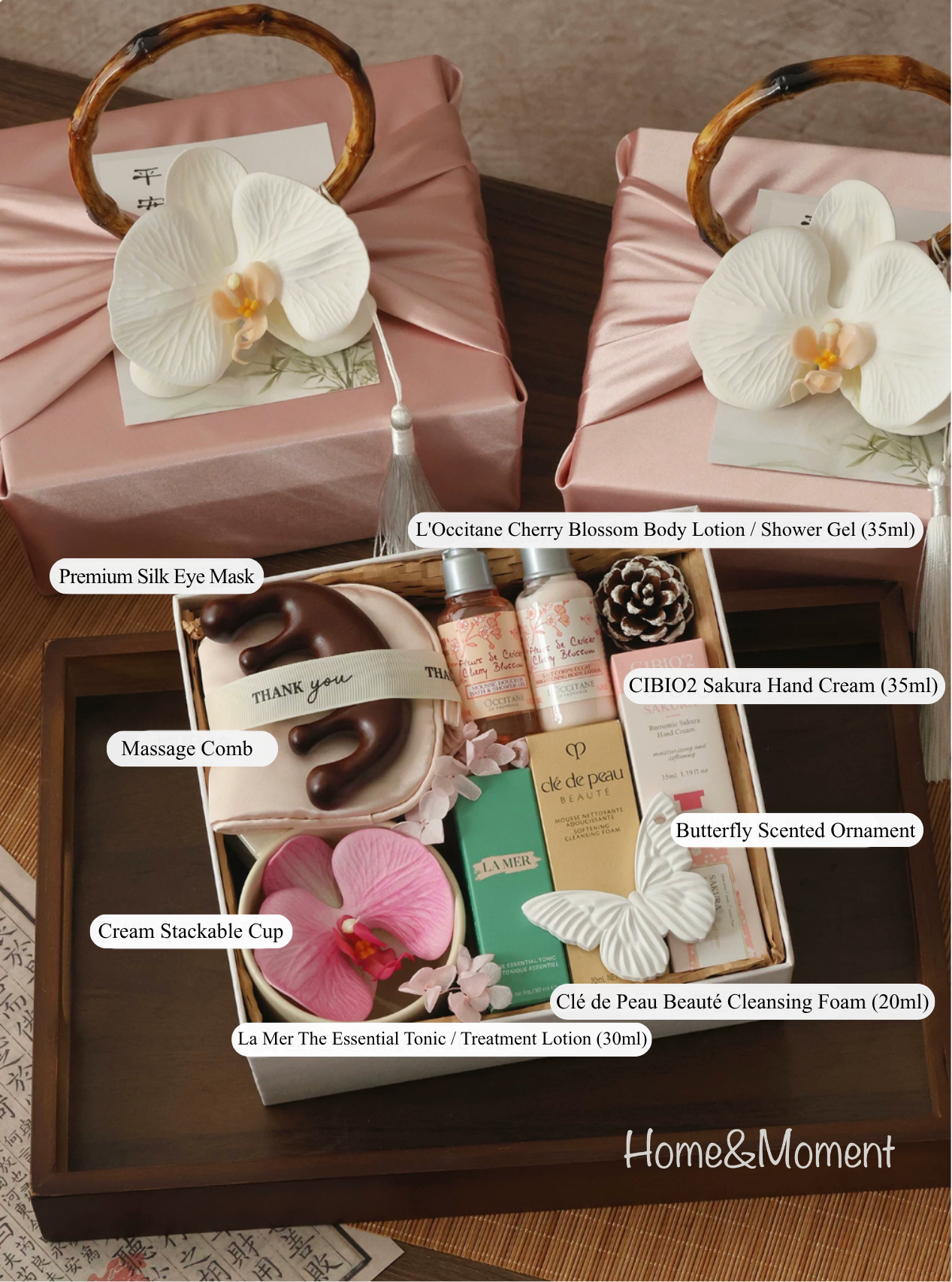 Song Dynasty Blush Gift Box — Luxury Curated Beauty Set｜Wedding