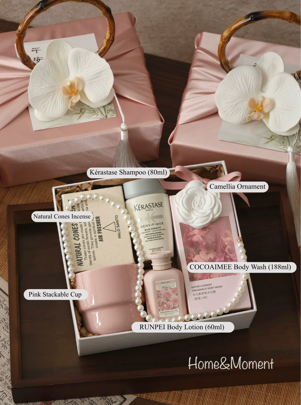Song Dynasty Blush Gift Box — Luxury Curated Beauty Set｜Wedding