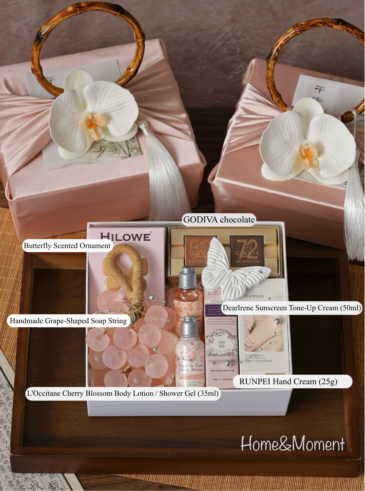 Song Dynasty Blush Gift Box — Luxury Curated Beauty Set｜Wedding