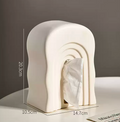 Artisan Ceramic Tissue Box Collection — Minimalist Modern Decor