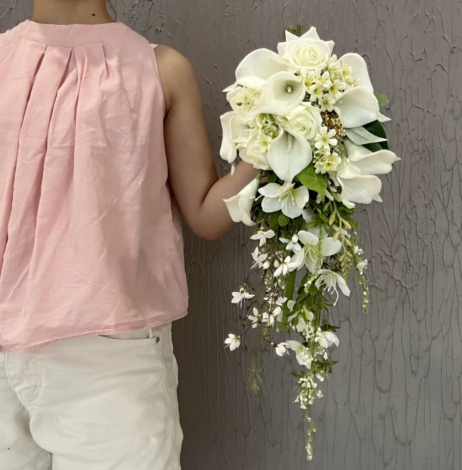 Teardrop Waterfall Bridal Bouquet Collection - Wedding