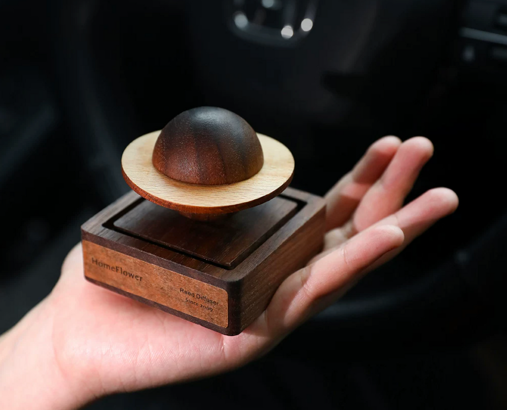 Solid Walnut Ultrasonic Essential Oil Diffuser