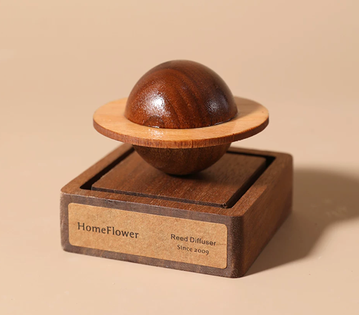 Solid Walnut Ultrasonic Essential Oil Diffuser
