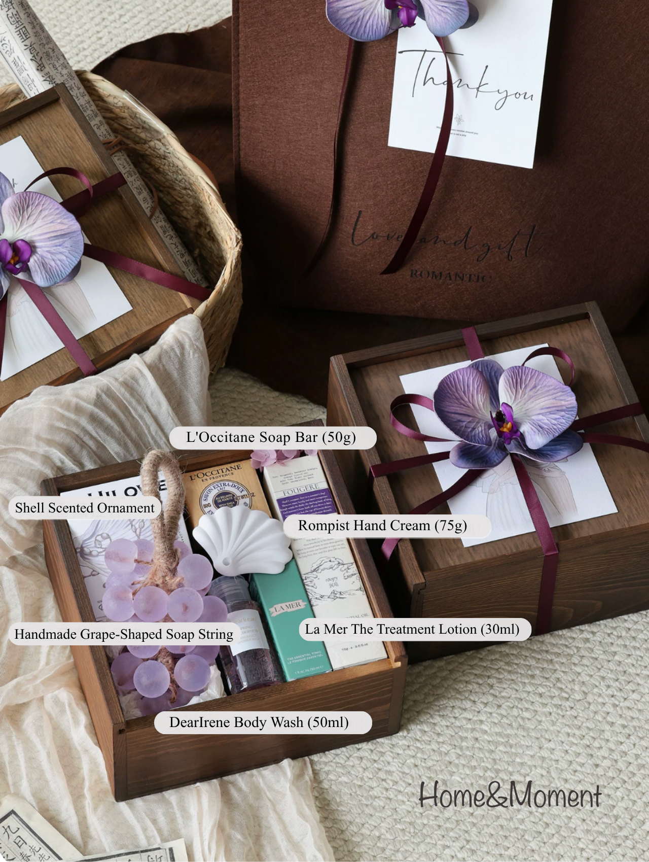 Wildflower Bridesmaid Gift Box — Luxury Curated Beauty Set