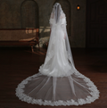 Wedding Bridal Veils — Cathedral, Chapel & Fingertip Lengths | Handcrafted Lace, Pearl & Tulle