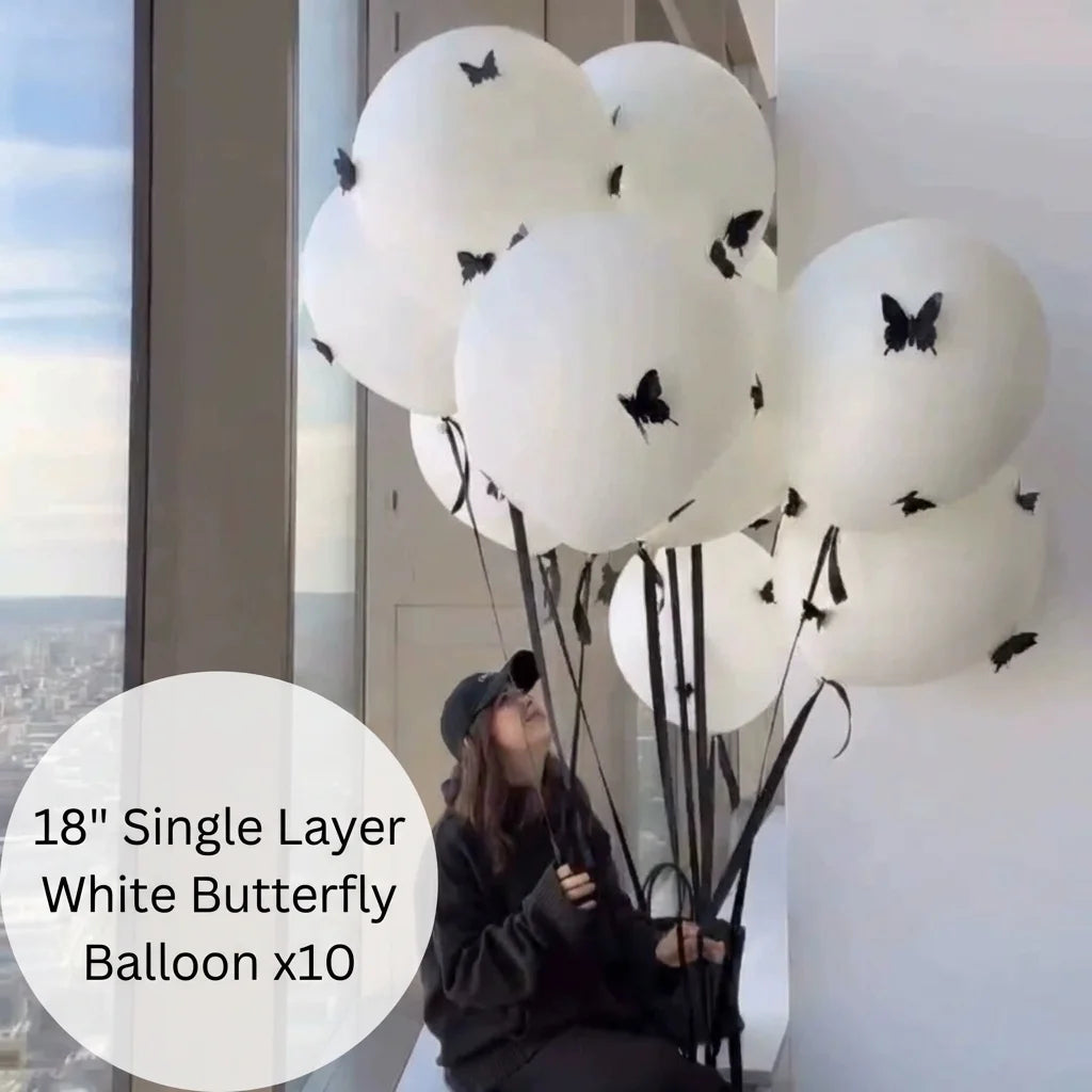 Romantic Oversized Ribbon Bow Balloon Collection — Aesthetic Party Decor