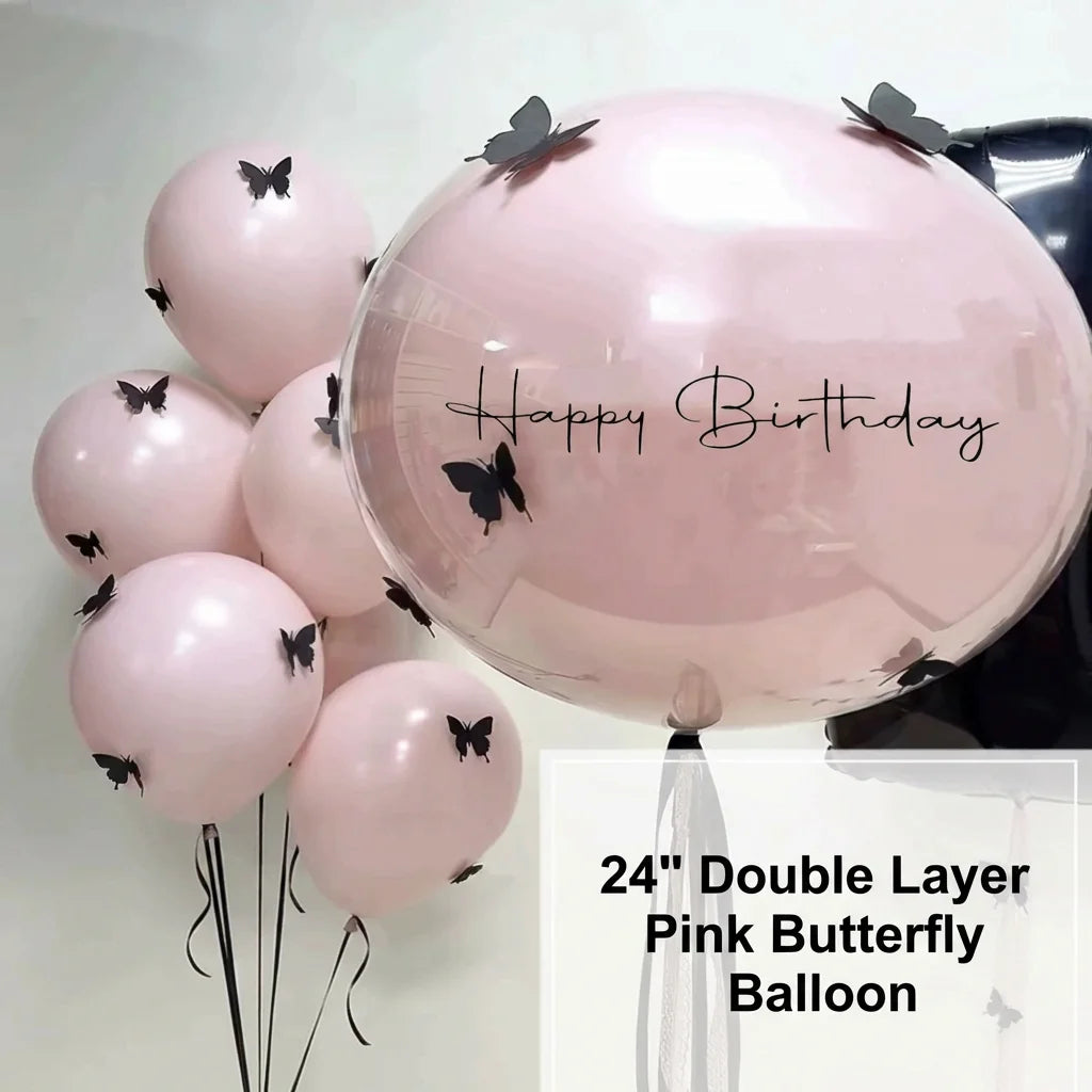 Romantic Oversized Ribbon Bow Balloon Collection — Aesthetic Party Decor