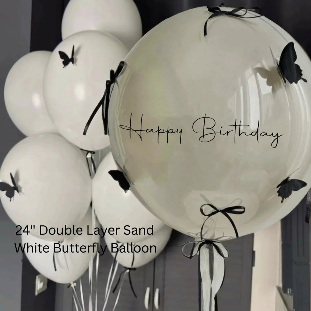 Romantic Oversized Ribbon Bow Balloon Collection — Aesthetic Party Decor