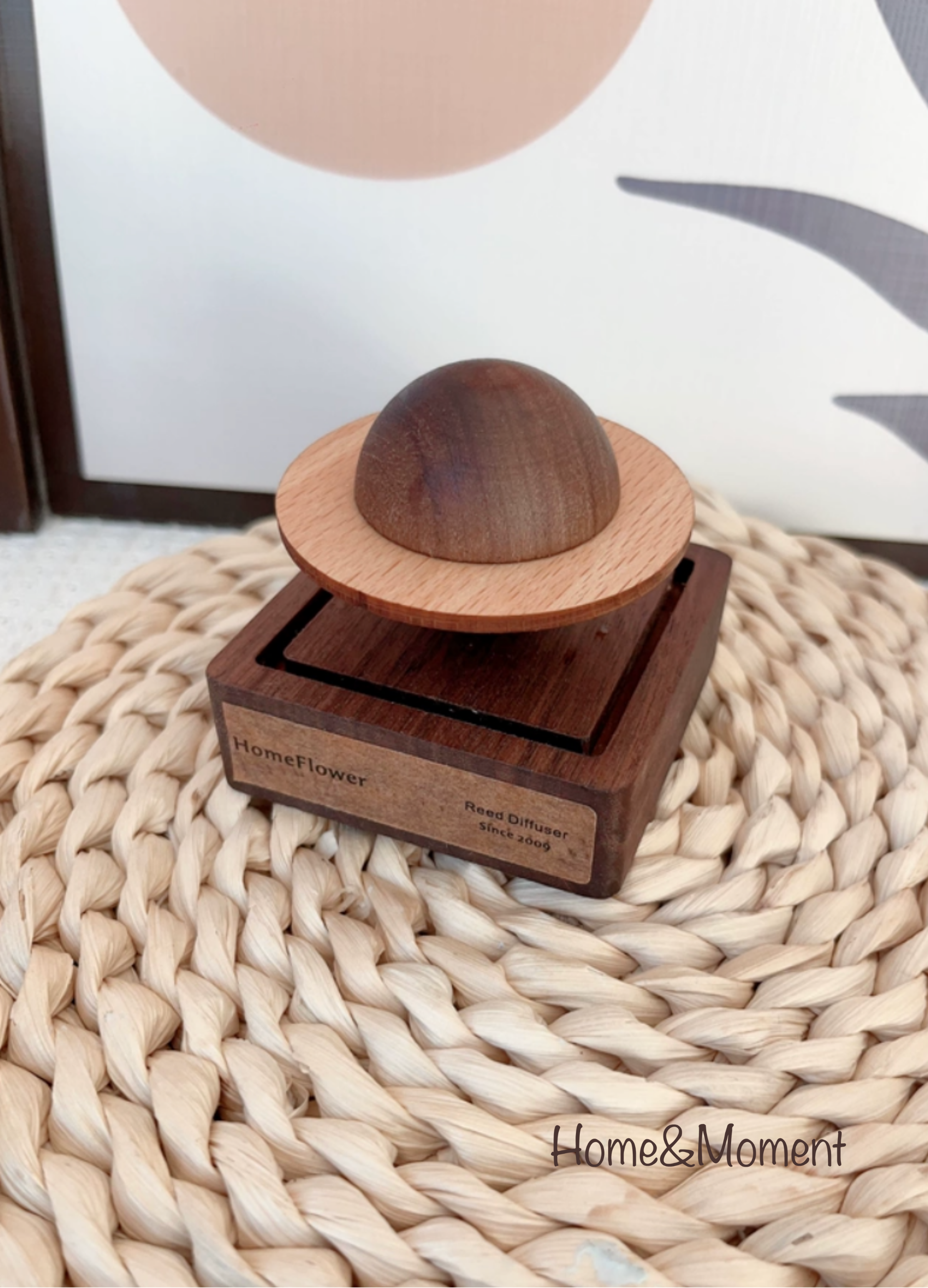 Solid Walnut Ultrasonic Essential Oil Diffuser